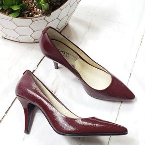 Red womens Michael Kors Heels 8.5 M